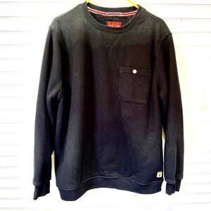 Coleman Men’s Sherpa Lined Secure Chest Pocket Crewneck Sweatshirt Size XL